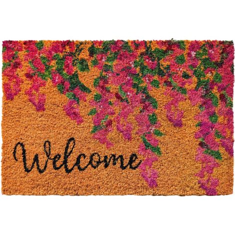 Coir Welcome Doormat, Non-Slip, 60x40 cm (1/5)