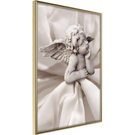 Affiche Murale Encadrée "Little Angel" 40 x 60 cm Or (1/2)
