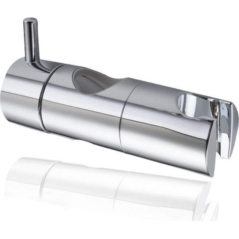 Duschkopfhalterung, Handbrausehalterung mit Saugnapf, Wandhalterung für Duschkopf, universeller, austauschbarer Duschgleiter (25 mm, Silber) (1/5)