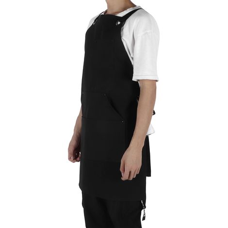 Tablier de bricolage réglable imperméable à l'huile avec poches pour outils de menuiserie