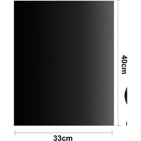 Set de 5 Tapis de Cuisson Tapis BBQ Barbecue Plaque Feuille de Cuisson Four 40 33cm pour Barbecue gaz Charbon électrique (1/3)