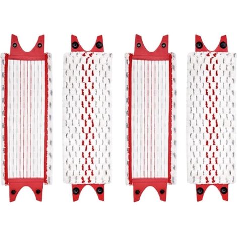 Compatible avec les balais à franges Vileda UltraMax, les têtes de nettoyage en fibres et les tampons de rechange, séchage rapide, lavables en machine(4PCS) (1/5)