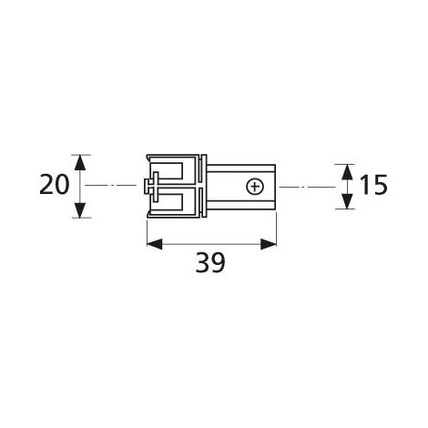 Connexion pour rail TBT ARIC 1553