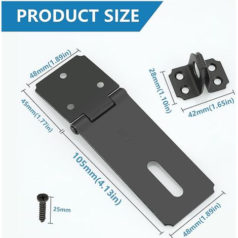 Door Latch 10.5 cm, Gate Latch SUS304 (1/3)