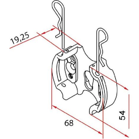 Tm2 Sup58 - Clip Support1Pc