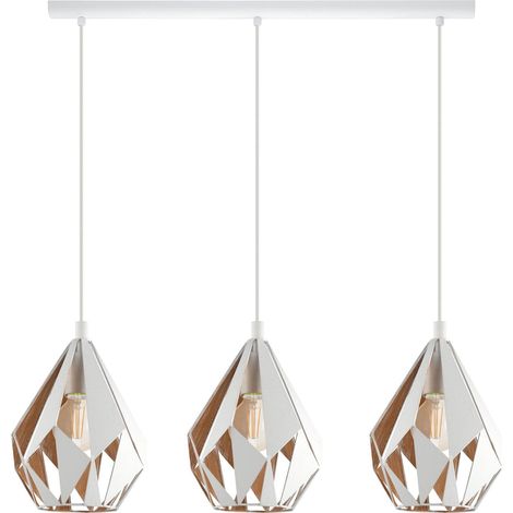 Suspension luminaire Carlton 1 à 3 lampes, lustre suspendu vintage (1/5)
