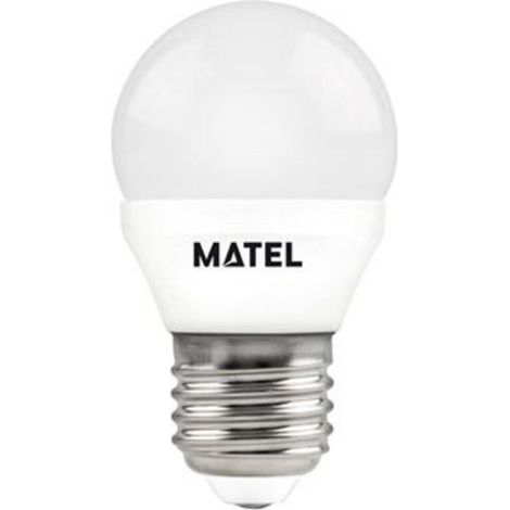 LAMPE LED SPHÉRIQUE AL + PC E27 7W LUMIÈRE FROIDE - 23197