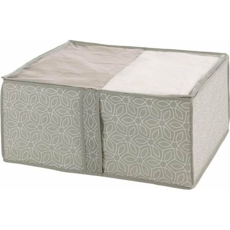Housse de rangement pour couette – Dimensions 55 x 40 x 20 cm – Matière polaire respirante – Protection contre la poussière et les mites (1/5)