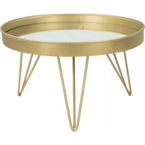 Ferretti Glam Spiegel Tablett aus Metall und Glas (1/3)