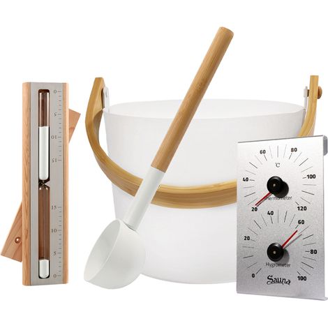 Home Deluxe I Accessori per sauna MIYU - Bianco