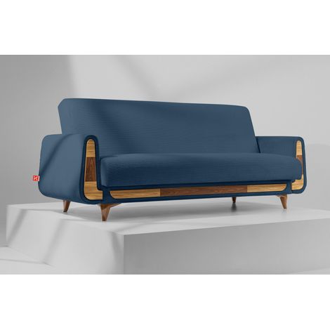KONSIMO GUSTAVO II Sofa 3 Personen, Marineblau (1/5)
