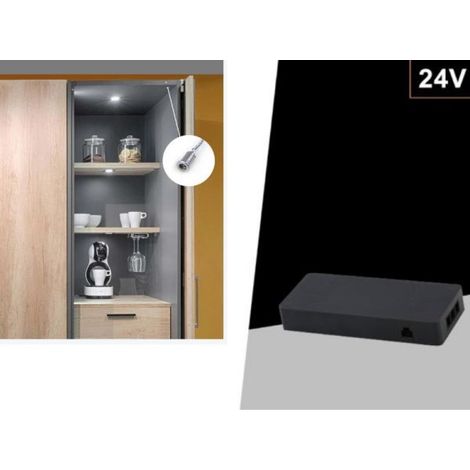 UNIVERSO QS-24V-36W ALIMENTATORE SWITCHING DC 24V 36W 1.5A 5 USCITE CON 1 INGRESSO SENSORE PER STRIP LED IP20