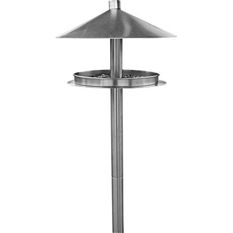 Habau 1772 Alimentatore in metallo in acciaio inossidabile con supporto (1/4)