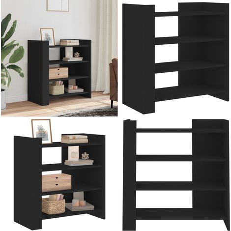 Sideboard Schwarz 73,5x35x75 cm Holzwerkstoff - Schreibtisch - Sideboard - Wohnzimmermöbel - Holzmöbel - Schwarz - Home & Living (1/5)