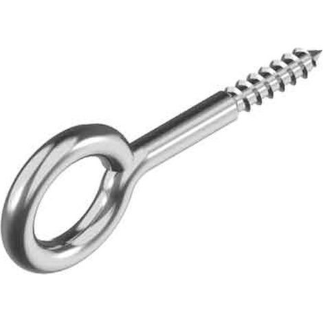 OCCHIOLO A VITE INOX 6x66 mm (Ø 14 mm) Q.TA 50