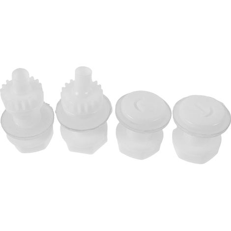 2 Ensembles de Toilette Blanc en Plastique (1/5)