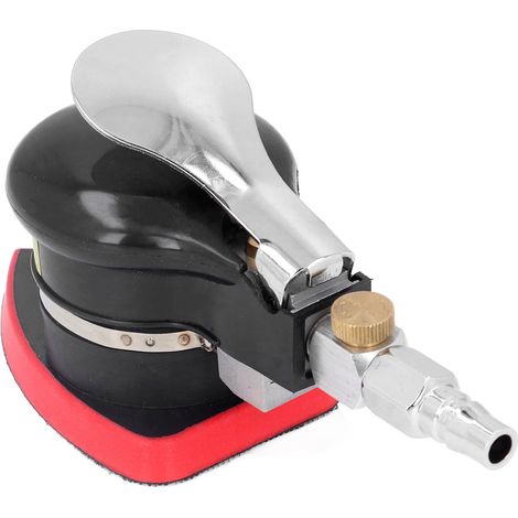 Ponceuse pneumatique triangle mini à main 12000 tr/min acier inox caoutchouc BC-813 102x70mm bois métal (1/5)
