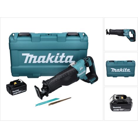 Makita DJR 187 G1K Akku Reciprosäge 18 V Brushless + 1x Akku 6,0 Ah + Koffer - ohne Ladegerät