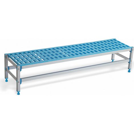 Banc en Aluminium et Polypropylène Profondeur 385 mm - L 715 à 1480 mm - Pujadas