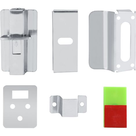 Verrou De Porte En Acier Inoxydable Avec Indicateur Libre Occupé Pour Toilettes Publiques Et Salles De Bain Lot De 1 (1/5)