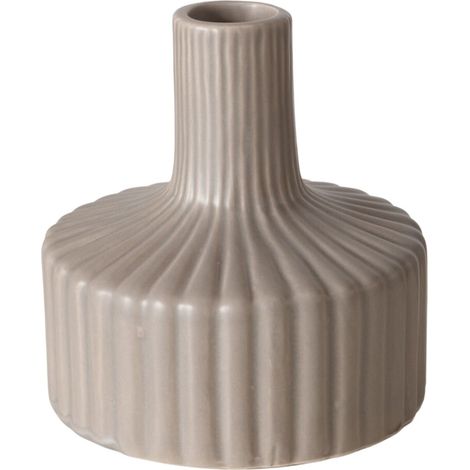 Gestreifte Vase in Nude LIBELLY, 11 cm