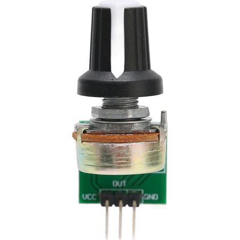 Potentiomètre 10K Module Résistance Variable Réglable Mono Tour Rotation Analogique Sortie 0-5V Axe Rotatif (1/5)