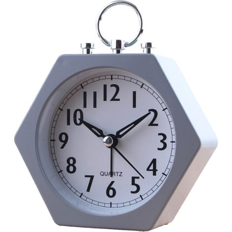 Réveil silencieux, horloge de bureau pour étudiant senior, lumière douce, style simple et luxueux, horloge de chambre, style 5