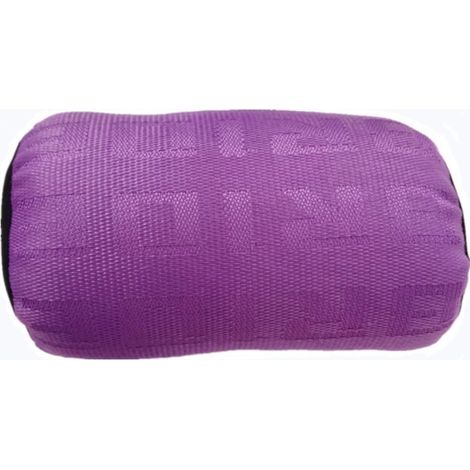 Modified car racing seat fabric headrest neck pillow creative and personalized BRIDE headrest shoulder pad pillow - BRIDE lettering, all seasons, original style - purple (1/4)