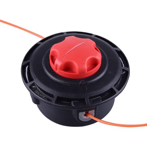 Tête de coupe de rechange pour Toro Reel Easy 51975, 51955, 51954, 51974, 51976, 51978, 51988, Ryobi String Bump Head Rep 120950010 308923013, noir rouge, 12 x 8,5 cm (1/5)