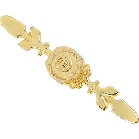 Goldene europäische Möbelgriffe für Schubladen, Schränke, Schreibtische und Türen, Metallgriffe, Wohnaccessoires, 4er-Set (1/5)