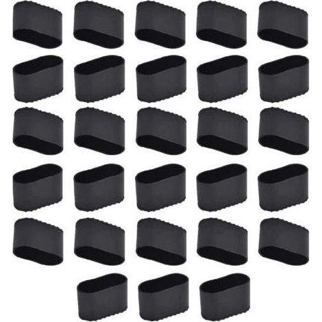 28-piece set: chair leg caps, rectangular chair feet, oval chair feet, chair leg protectors, table leg protectors, silicone chair glides, rubber chair covers (1/5)