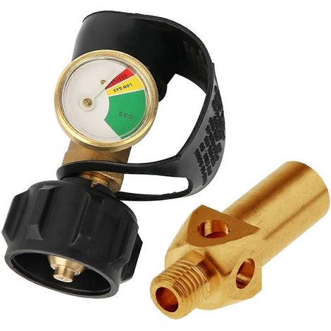 Indicateur de niveau de propane, détecteur de fuites, manomètre de pression de gaz pour camping-car, avec raccord de type 1 (1/5)
