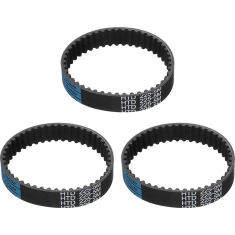 3pcs HTD-5M Rubber Timing Belt, 45 Tooth Closed Loop Synchronous Drive Belts for 3D Printer Pulleys, 225x15x3.6mm (Length x Width x Height) (1/5)