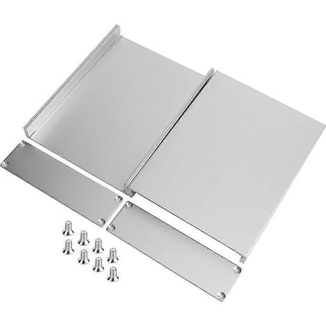 Aluminiumgehäuse, geteilte Leiterplatte, Wärmeableitung, abgeschirmter Elektrokasten, 33 x 114 x 150 mm (1/4)