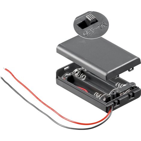 goobay Batteriehalter mit Schalter (1/2)