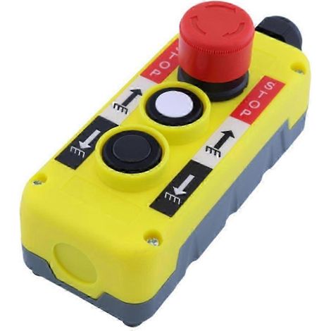 Grue électrique télécommandée avec bouton-poussoir, arrêt d'urgence, étanche à la pluie, commande de levage haut/bas, résistant à l'usure - JXLGV (1/5)
