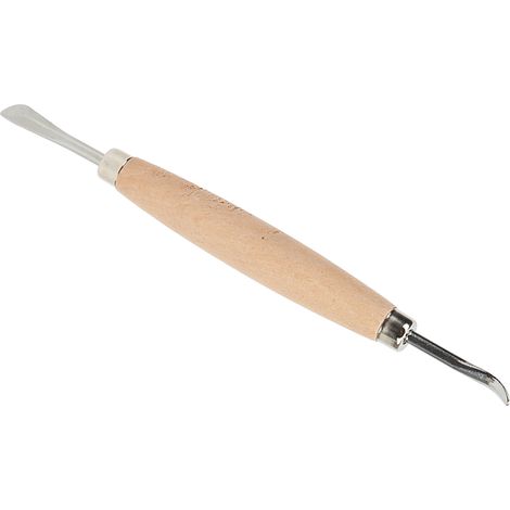 Outils de Sculpture sur Cuir avec Manche en Bois pour Embossage et Découpe, Accessoires DIY (1/5)