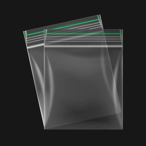 Lot de 100 Sacs Hermétiques - Plastique Transparent - Fermeture Éclair Solide - Rangement Bijoux et Accessoires - Tailles Variées (1/5)