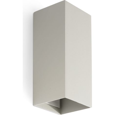 LUNE 2L Aplique cuadrado gris