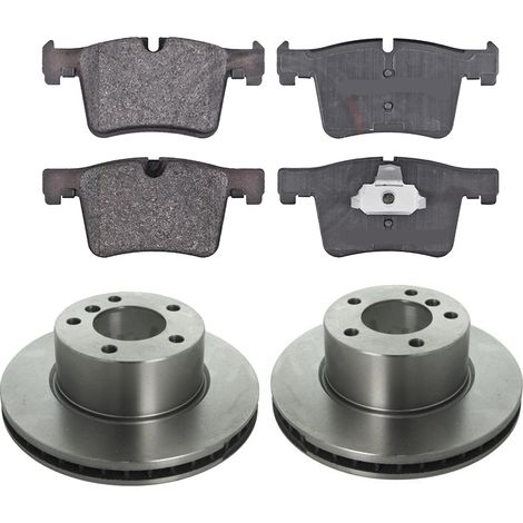 KIT FRENI ANTERIORI compatibile con BMW X3 (F25) - DISCHI + PASTIGLIE OEM: FDB4394 / A 00 433 / 18169 /SOSTITUZIONE DIRETTA/BASSA POLVERE/SILENZIOSO