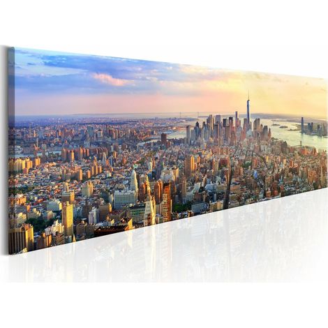 Tableau panorama new-yorkais - 150 x 50 cm (1/4)