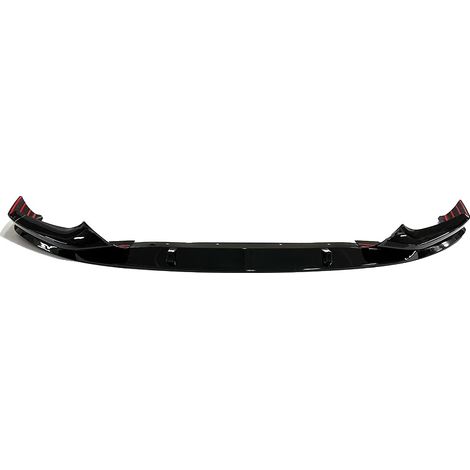 Spoiler delantero, material resistente, ajuste preciso, negro. (1/2)
