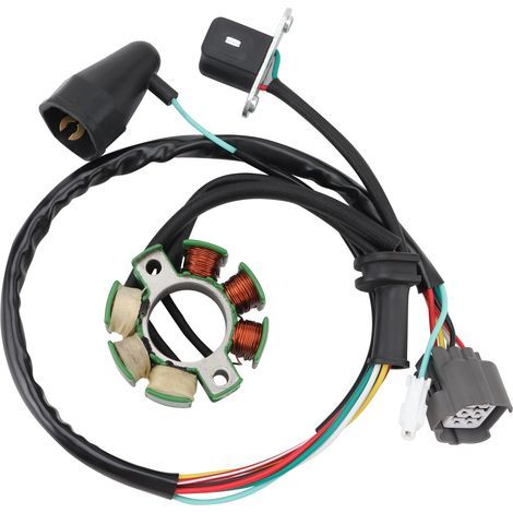 Statorspulenadapter für Kawasaki KX250F 2004-2010, Originalteilenummer: 21003-0015 0048 0027 0091. Teile für Generator, Magnetzündung, Zündanlage und Ladesystem des Offroad-Motorrads. (1/4)