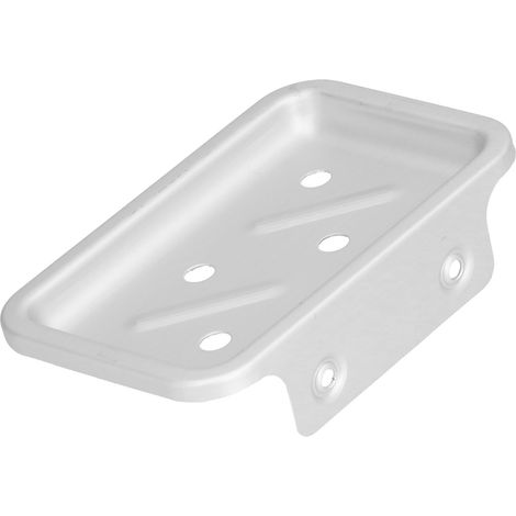 Porte-savon mural en aluminium, plateau éponge de cuisine, étagère de douche avec égouttoir, support de rangement pour toilettes, dortoir, salle de bain. (1/5)