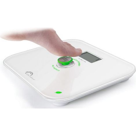 Báscula de baño electrónica sin batería 180kg / 100g blanca - 8154 - little balance -
