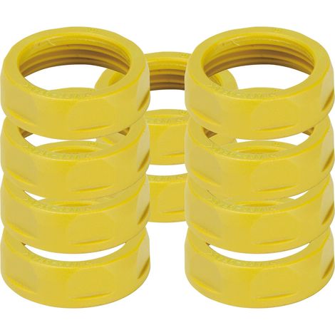 Makita Écrou de sécurité M28 jaune 10 pcs - 184681-9