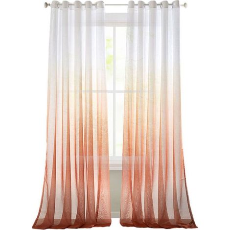 1 Rideau 100x250cm à Imprimé Floral - pour Salon ou Chambre - Décoration de Fenêtre