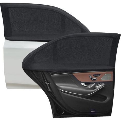 AIPERQ Parasole per auto per bambini, set di 4 parasole per auto con massima resistenza ai raggi UV, adatti alla maggior parte delle auto con striscia adesiva, facili da installare e rimuovere (XL) Tu (1/5)