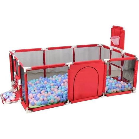Parc Pour Bébé, Très Grande Cour De Jeu, Grand Parc Pour Bébé, Centre D'activités Pour Tout-petits, Cerceau De Basket-ball En M[321]