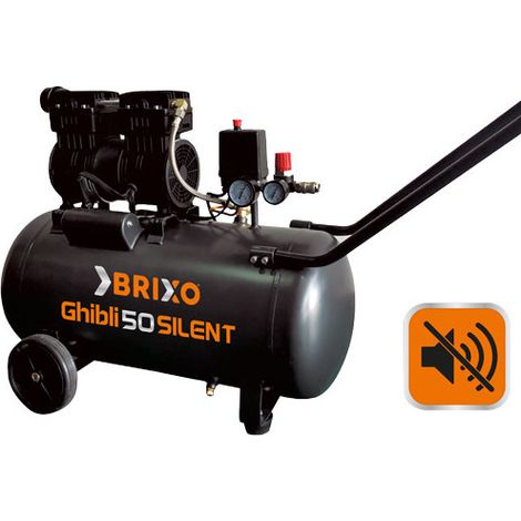 COMPRESSORI BRIXO GHIBLI 50LT SILENZIATO